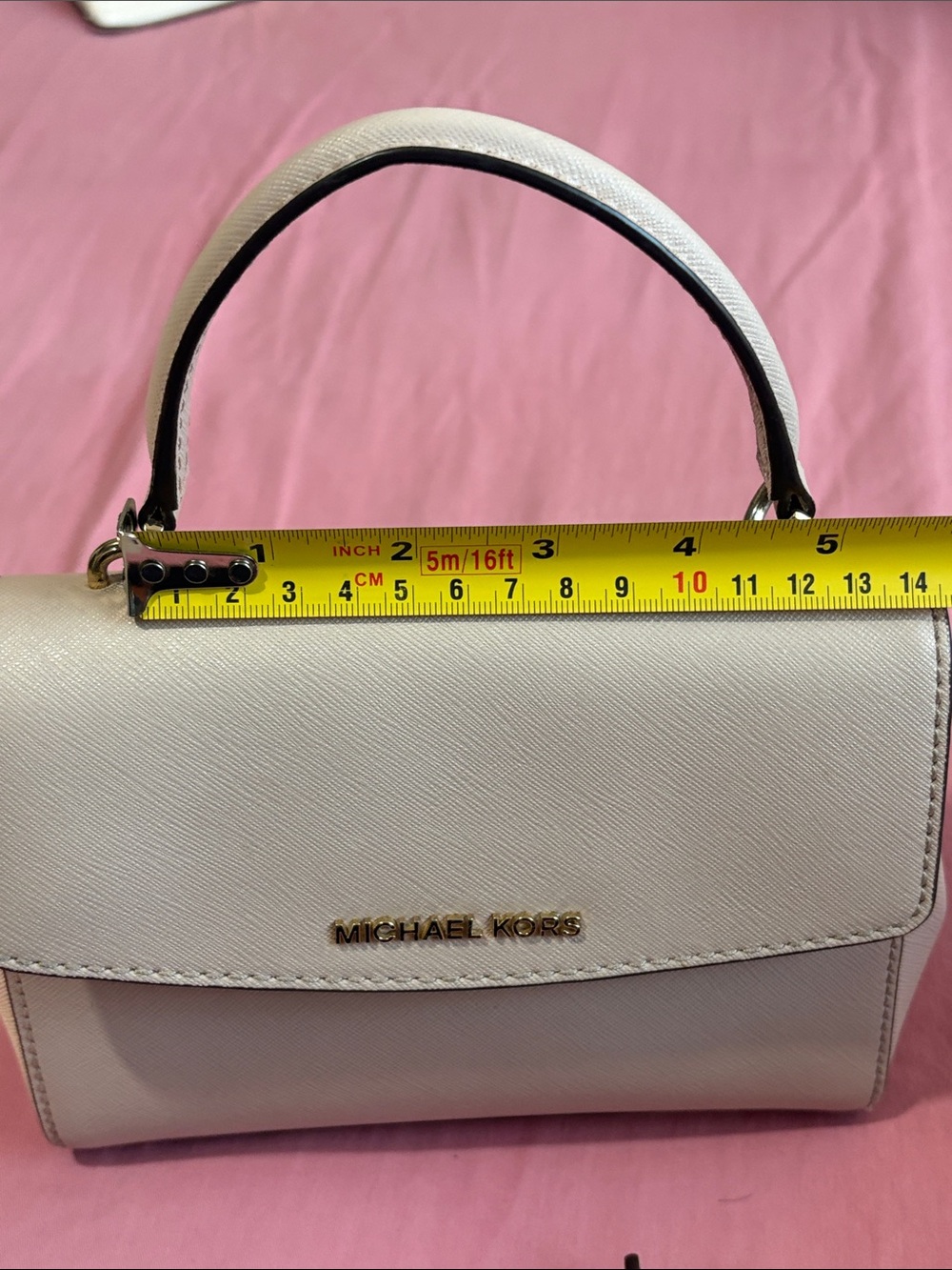 Michael Kors Pink Ava Mini Top-Handle Crossbody - Picture 15 of 16